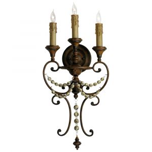 Cyan Design - Meriel Wall Bracket 3-Light in Antiqued Sienna - 03009