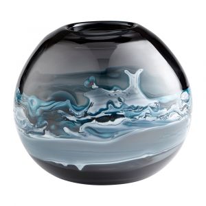 Cyan Design - Mescolare Vase in Blue and White - Small - 10461