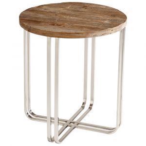 Cyan Design - Montrose Side Table in Black Forest Grove and Chrome - 06560 - CLOSEOUT