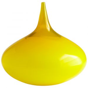 Cyan Design - Moonbeam Vase in Yellow - Small - 04057