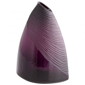Cyan Design - Mount Amethyst Vase in Purple - Large - 07337