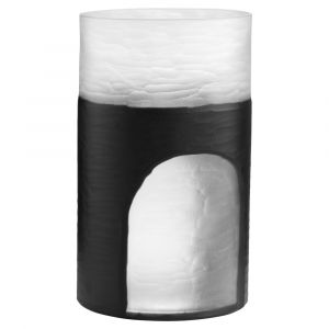 Cyan Design - Ominous Frost Vase Tall in Clear and Black - 11257