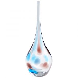 Cyan Design - Pandora Vase in Amber and Blue - Large - 10338