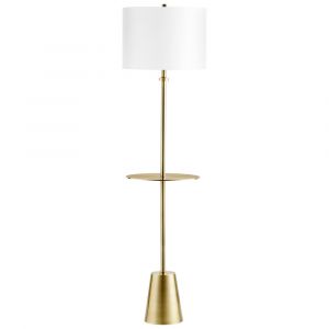 Cyan Design - Peplum Floor Lamp in Brass - 10950