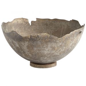 Cyan Design - Pompeii Bowl in Whitewashed - Small - 07958