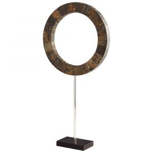 Cyan Design - Portal Sculpture in Brown and Stainless Steel - Large - 07218