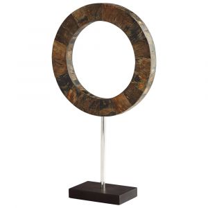 Cyan Design - Portal Sculpture in Brown and Stainless Steel - Medium - 07217