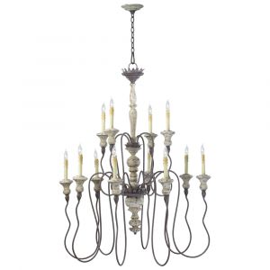 Cyan Design - Provence Chandelier 12-Light in Carriage House - 6513-12-43