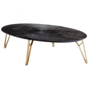 Cyan Design - Quartette Coffee Table in Bronze and Brass - 09711