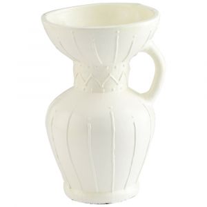Cyan Design - Ravine Vase in White - Medium - 10673