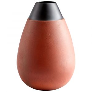 Cyan Design - Regent Vase in Flamed Copper - Large - 10158