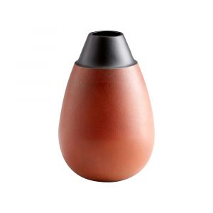 Cyan Design - Regent Vase in Flamed Copper - Small - 10157