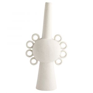 Cyan Design - Ringlets Vase in White - Large - 11206