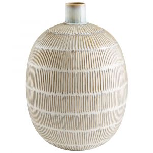 Cyan Design - Saxon Vase in Oyster Blue - Large - 10925