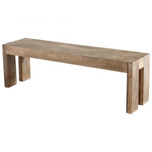 Cyan Design - Segvoia Bench in Weathered Pine - 07012