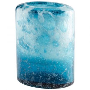 Cyan Design - Spruzzo Vase in Blue - Large - 11066