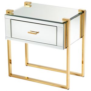 Cyan Design - St. Clair Side Table in Aged Brass - 08729