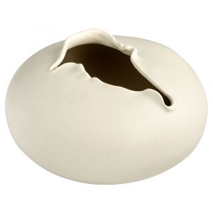 Cyan Design - Tambora Vase in Off White - Large - 11404