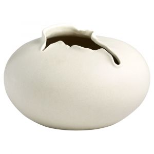 Cyan Design - Tambora Vase in Off White - Medium - 11403