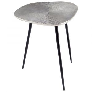 Cyan Design - Triata Side Table in Raw Nickel and Bronze - 09713