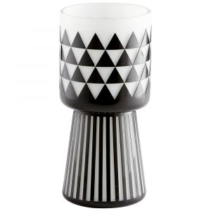 Cyan Design - Vector Vase in Black and White - Medium - 11091