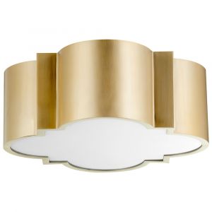 Cyan Design - Wyatt Ceiling Mount 2-Light in Aged Brass - Medium - 10063