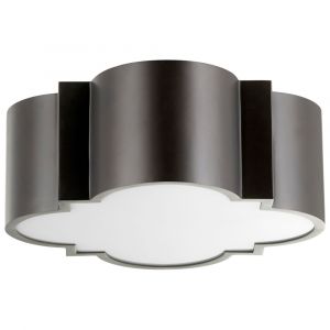 Cyan Design - Wyatt Ceiling Mount 2-Light in Black - Large - 10065
