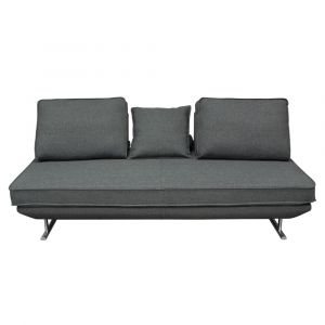 Diamond Sofa - Dolce Lounge Seating Platform with Moveable Backrest Supports - Grey Fabric - DOLCELGGR2