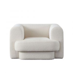 Diamond Sofa - Form Chair in Ivory Boucle Fabric - FORMCHIV