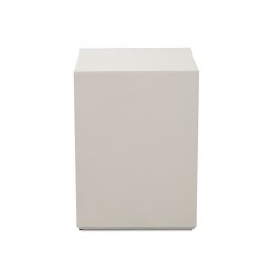 Diamond Sofa - Montage Square End Table in Ivory Faux Cement Finish - MONTAGESETIV