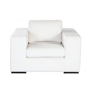 Diamond Sofa - Muse Accent Chair in Mist White Performance Fabric - MUSECHWH