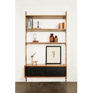District Eight - Theo Wall Unit With Drawer in Hard Fumed - HGDA452