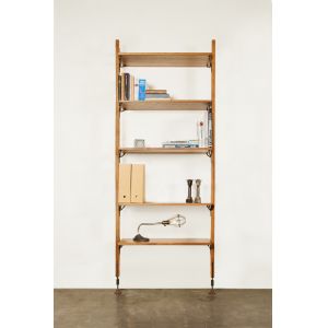 District Eight - Theo Wall Unit With Small Shelves in Hard Fumed - HGDA449