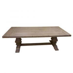 Coaster - Florence Rectangular Dining Table With Double Pedestals Base - 180201