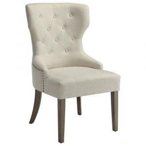 Coaster - Baney Florence Side Chair In Beige Fabric - 104507