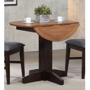 ECI Furniture - Choices Complete Drop Leaf Table in Black Oak - 0733-50-DLT_DLB
