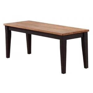 ECI Furniture - Choices Dining Bench with Acacia Finished Top in Black Oak - 0733-50-BN