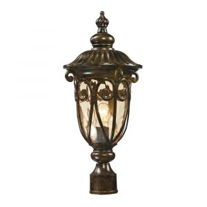 ELK Lighting - Logansport 1 Light Outdoor Post Lamp In Hazelnut Bronze - 45073/1