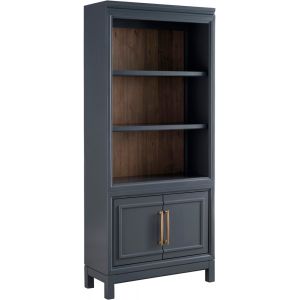 Emery Park - Alexander Door Bookcase in Midnight Finish - I3014-332