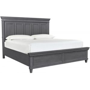 Emery Park - Caraway Cal King Non Storage Panel Bed in Aged Slate Finish