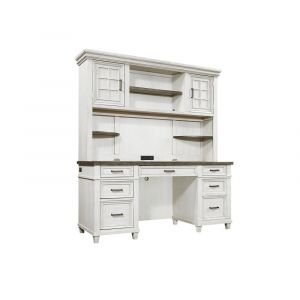 Emery Park - Caraway Credenza & Hutch in Aged Ivory Finish
