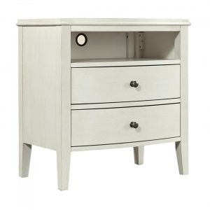 Emery Park - Charlotte 2 Drawer NS in Pebble White Finish - I218-450-WHT-1