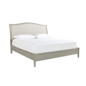 Emery Park - Charlotte Cal King Upholstered Bed in Shale Finish