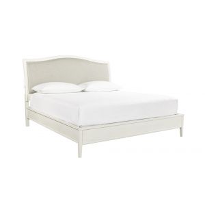 Emery Park - Charlotte King Upholstered Bed in White Finish