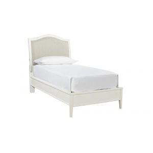 Emery Park - Charlotte Twin Upholstered Bed in White Finish