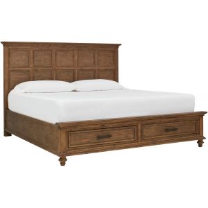 Emery Park - Hensley Queen Storage Panel Bed in Honey Finish