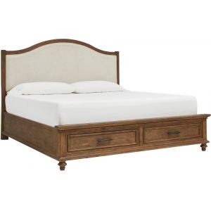 Emery Park - Hensley Queen Storage Upholstered Bed in Honey Finish