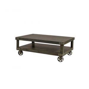 Emery Park - Industrial Cocktail Table in Ghost Black Finish - DN910-GHT