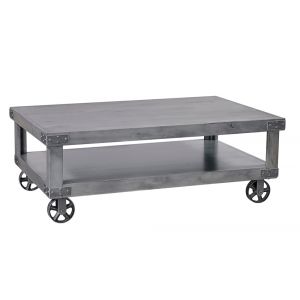 Emery Park - Industrial Cocktail Table in Smokey Grey Finish - DN910-GRY