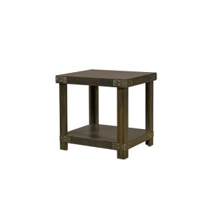 Emery Park - Industrial End Table in Ghost Black Finish - DN914-GHT